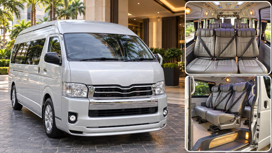 Toyota Commuter VIP van group transfer
